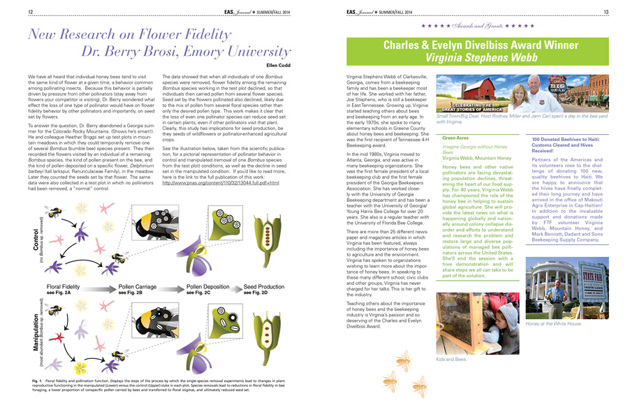 graphic designer beekeeping magazine freelance national