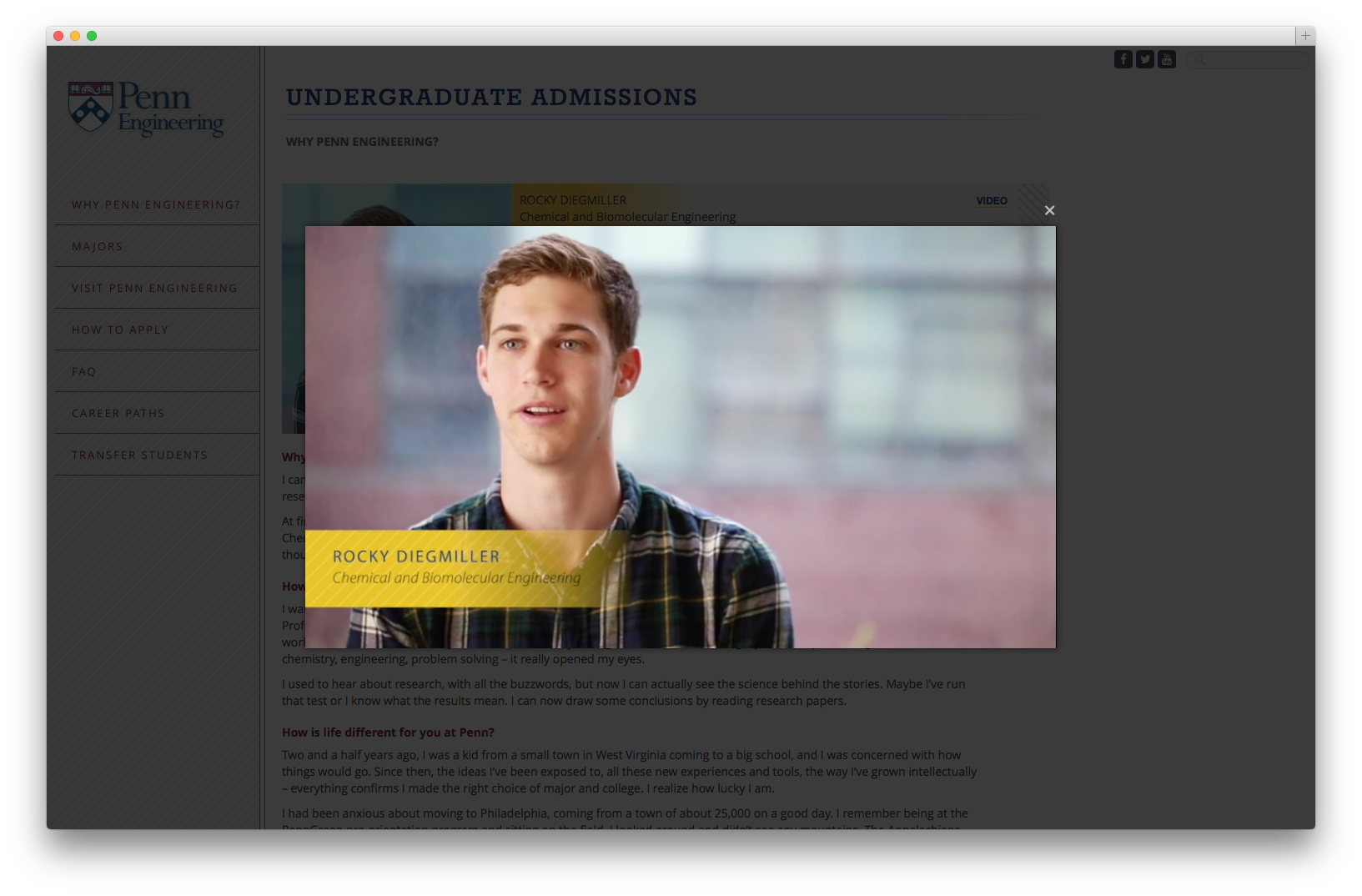 graphic designer websites university Philadelphia