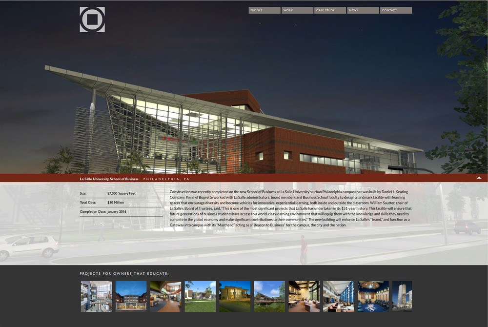 website design Philadelphia consultant architect
