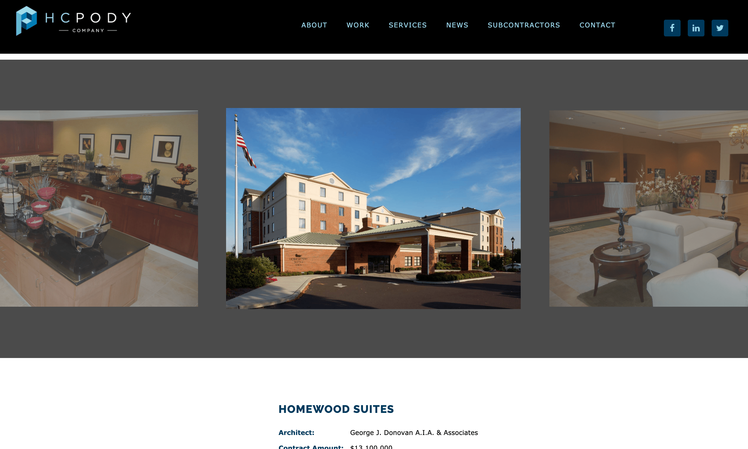 Website design for AEC Builder Contractor