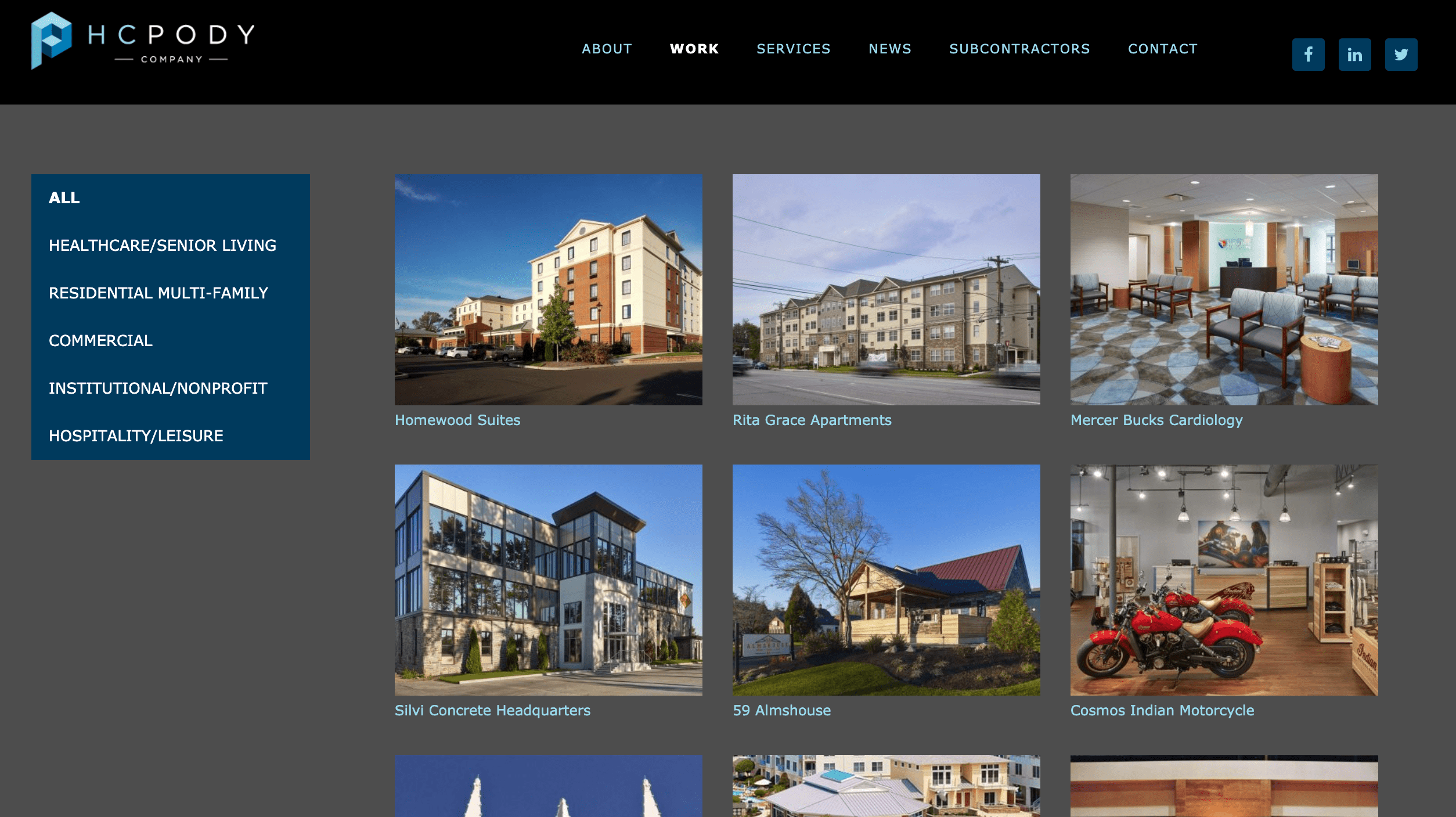 Website design for AEC Builder Contractor