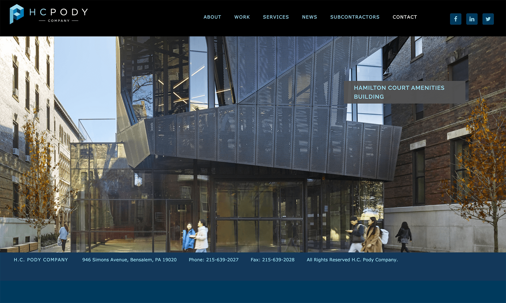 Website design for AEC Builder Contractor